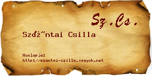 Szántai Csilla névjegykártya